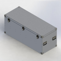 Ящик алюминиевый 1210х450х480мм