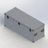 Ящик алюминиевый 1260х450х450мм