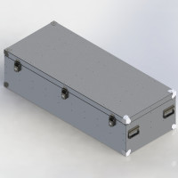 Ящик алюминиевый 1320х485х670мм