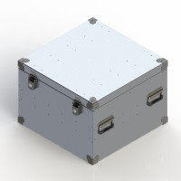 Ящик алюминиевый 550х550х380мм