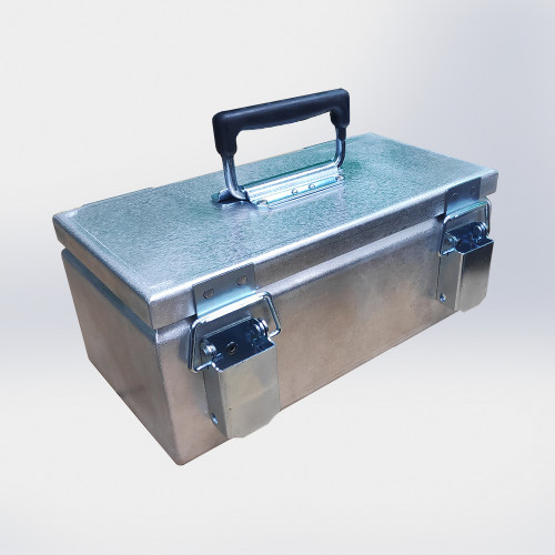 Ящик алюминиевый малый 304х154х127