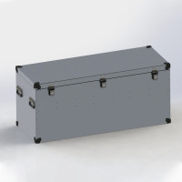 Ящик алюминиевый 1260х450х530мм