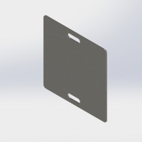 Бирка прямоугольная